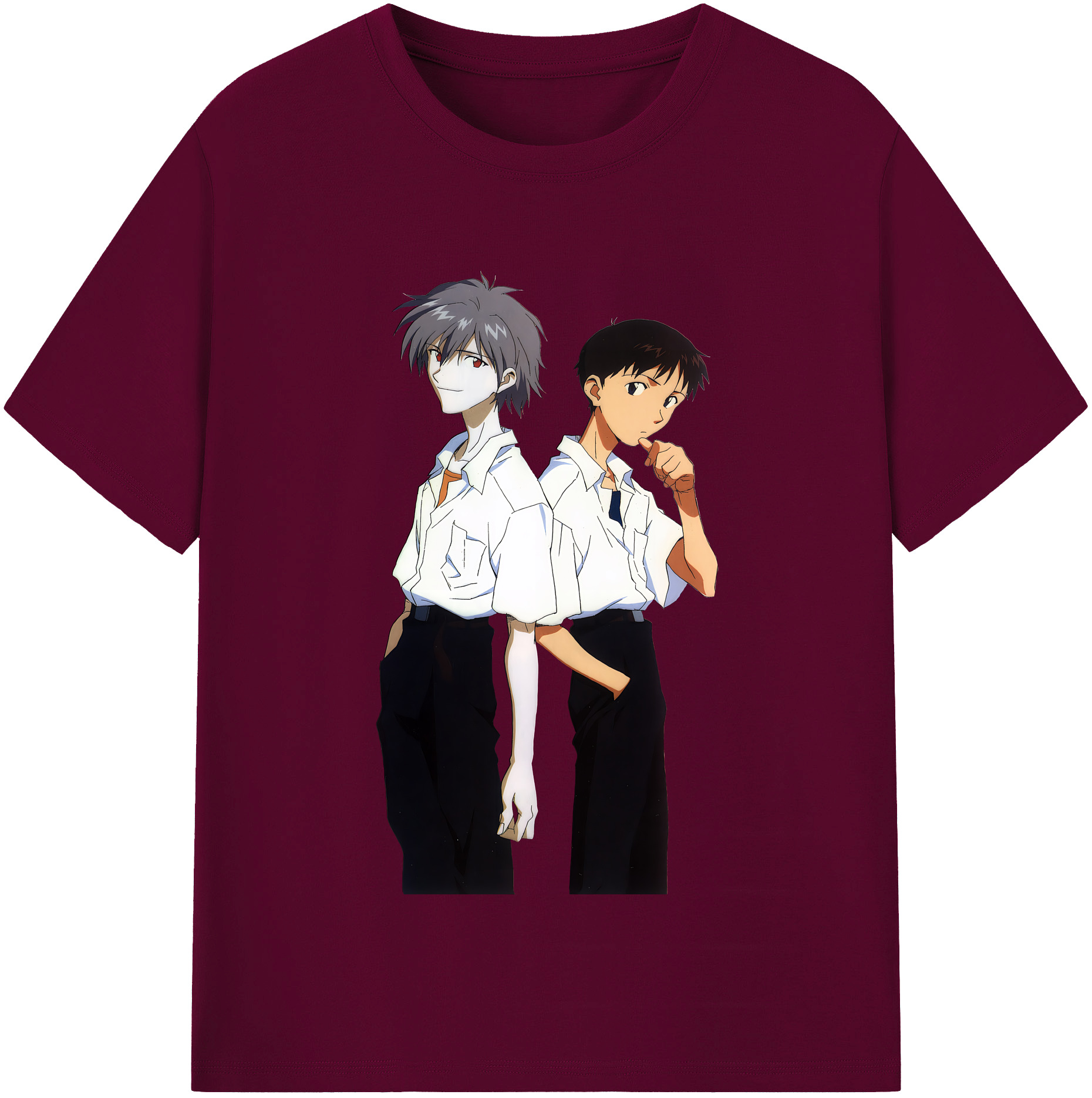（画像用） EVA 新世紀エヴァンゲリオン レディースカジュアルプリントTシャツ（綿100％）